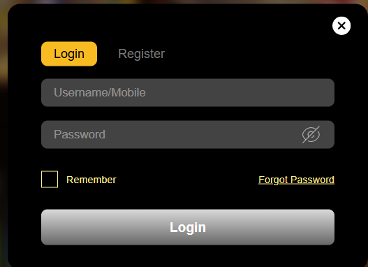 F6 Game Login/Register
